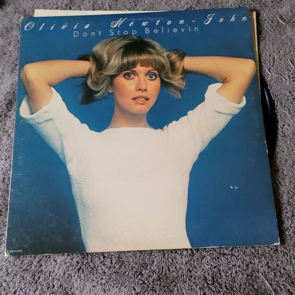 OLIVIA NEWTON JOHN DON'T STOP BELIEVIN (VG) MCA-2223 LP‎ VINYL RECORD 1976
